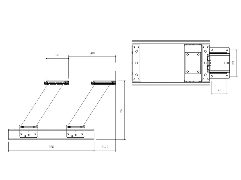 SL-705 靠背移动电动一拖一