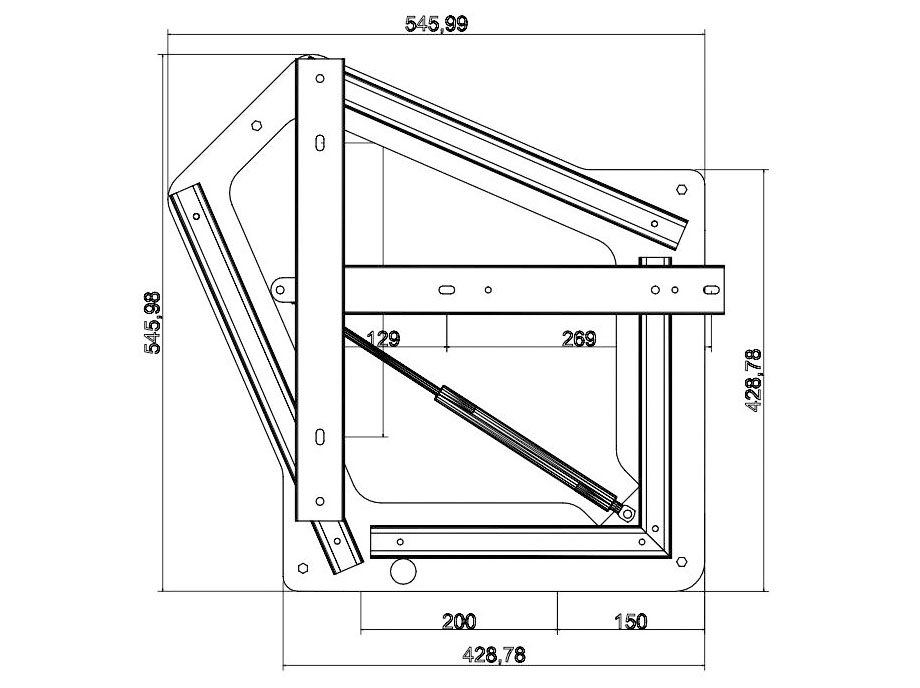 座位旋转五金 SL709
