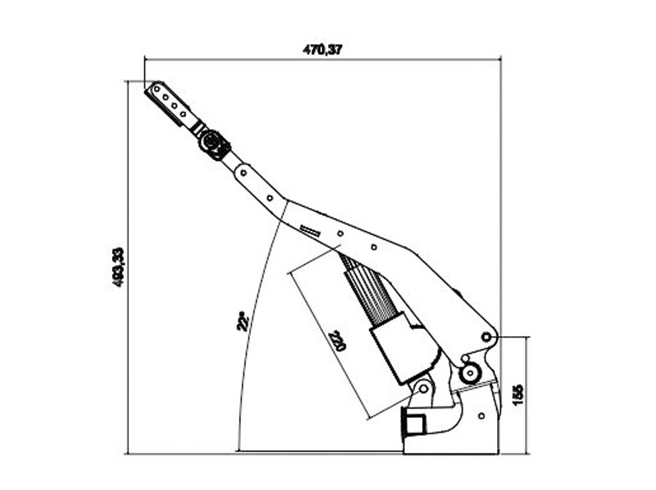 电动靠背架 SL710-B